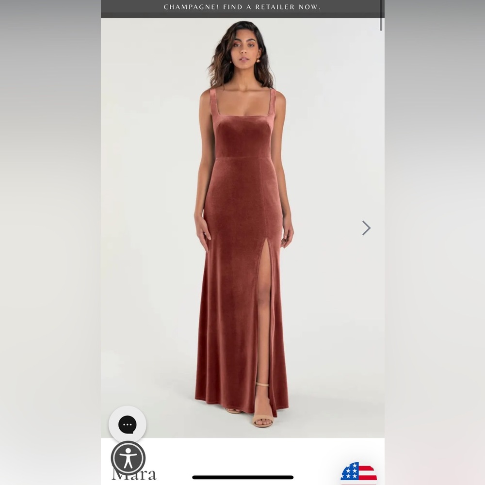Jenny Yoo Mara dress in english rose